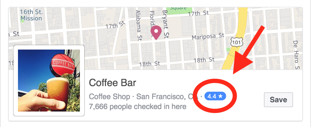 Facebook Review Example