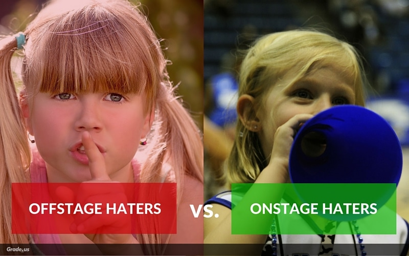 Offstage vs Onstage Haters