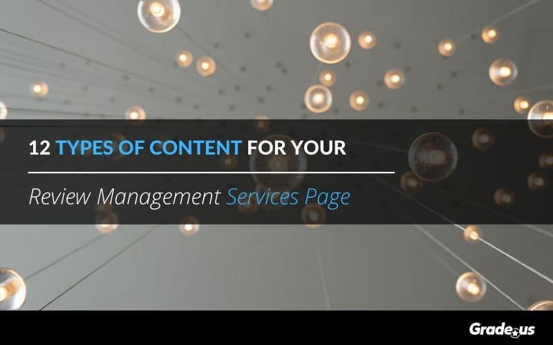review management services page examples