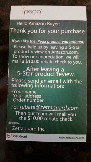 Begging for reviews
