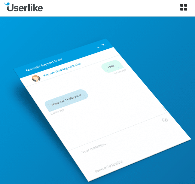 UserLike Landing Page