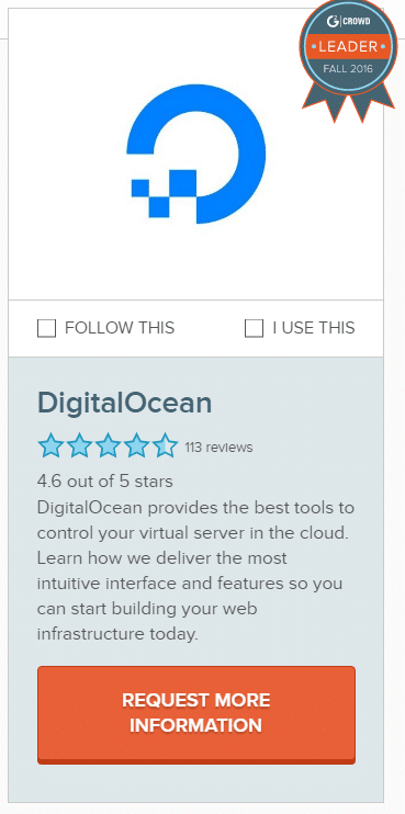 DigitalOcean Reviews G2 Crowd