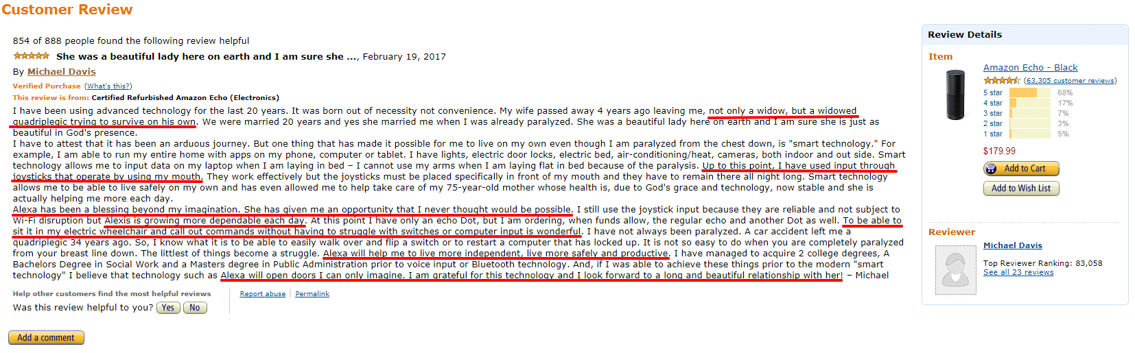 Amazon Echo Michael Davis review