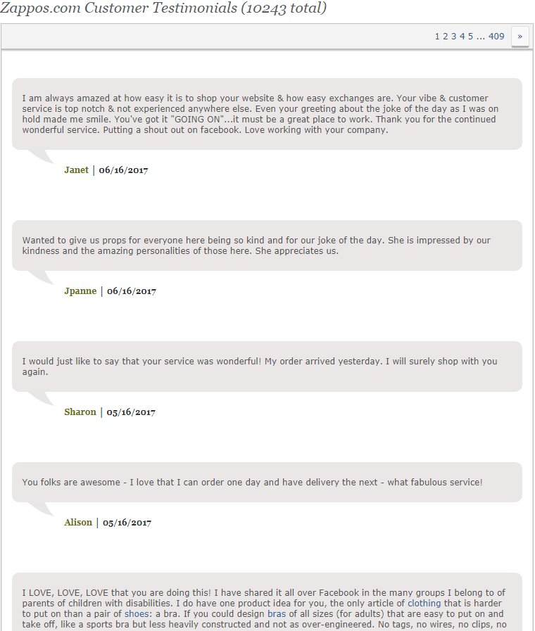 Zappos.com Reviews