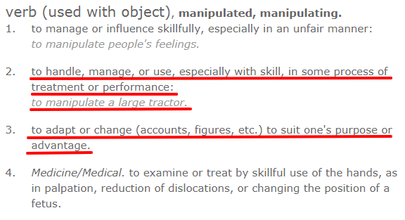 dictionary.com manipulate