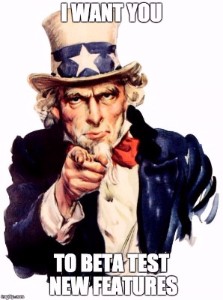 Uncle Sam Beta Testers