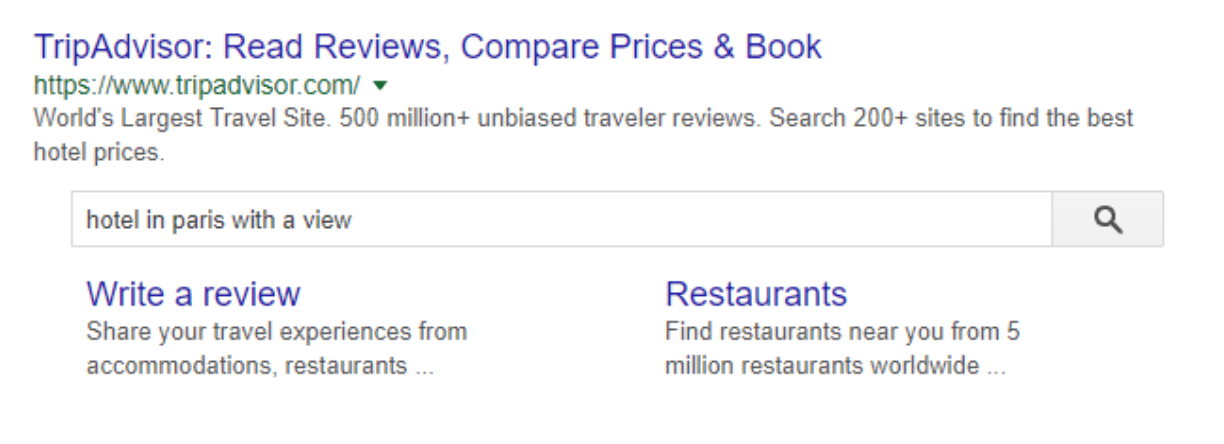 TripAdvisor Search