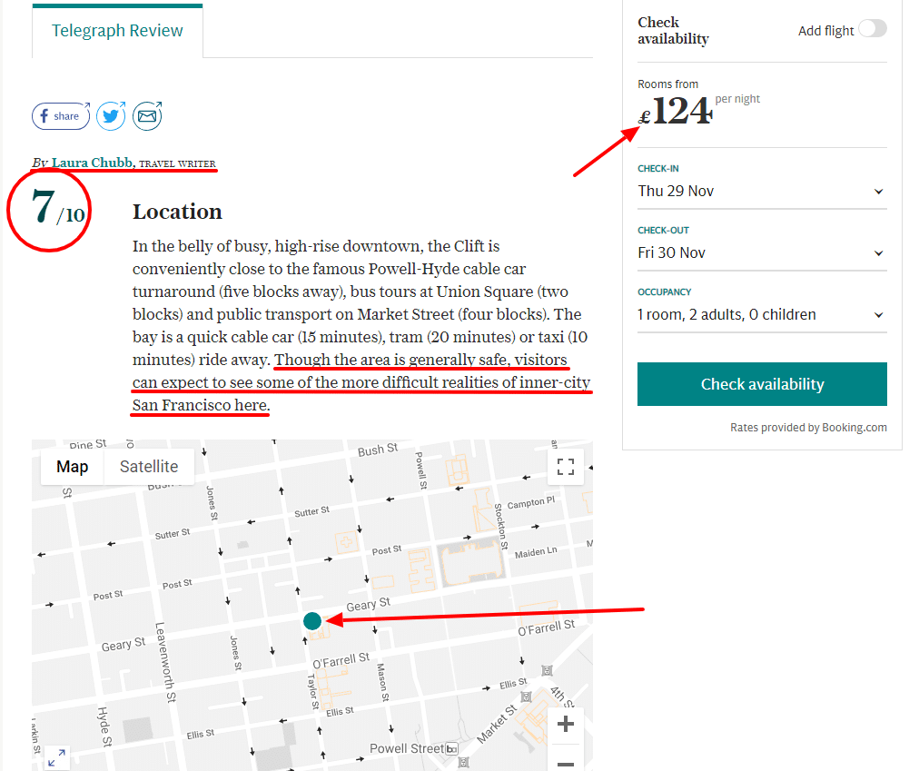 Example of an expert critic review