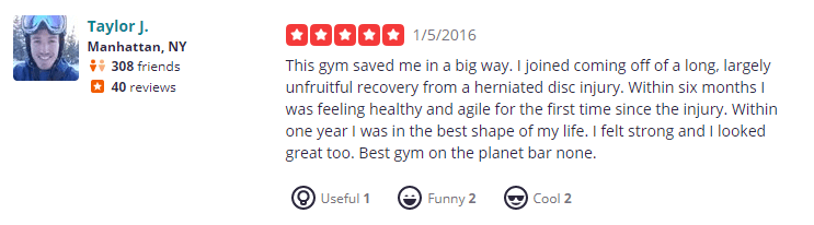 gym fitness review