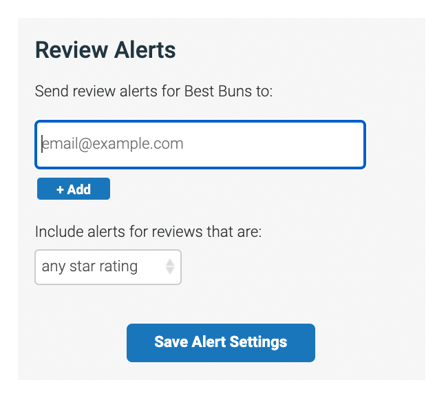 review alerts