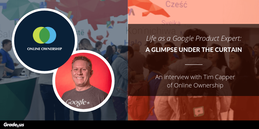 Tim Capper - Google Product Expert - Title Image