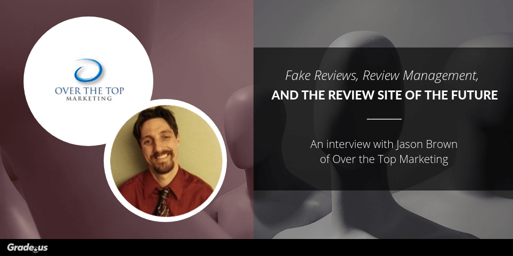 Jason Brown - Fake Reviews Blog Post Title Image