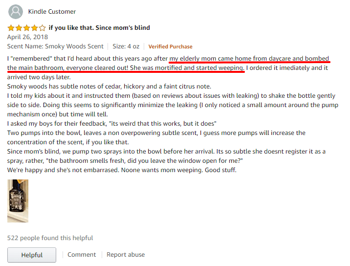 Poopurri product review on amazon