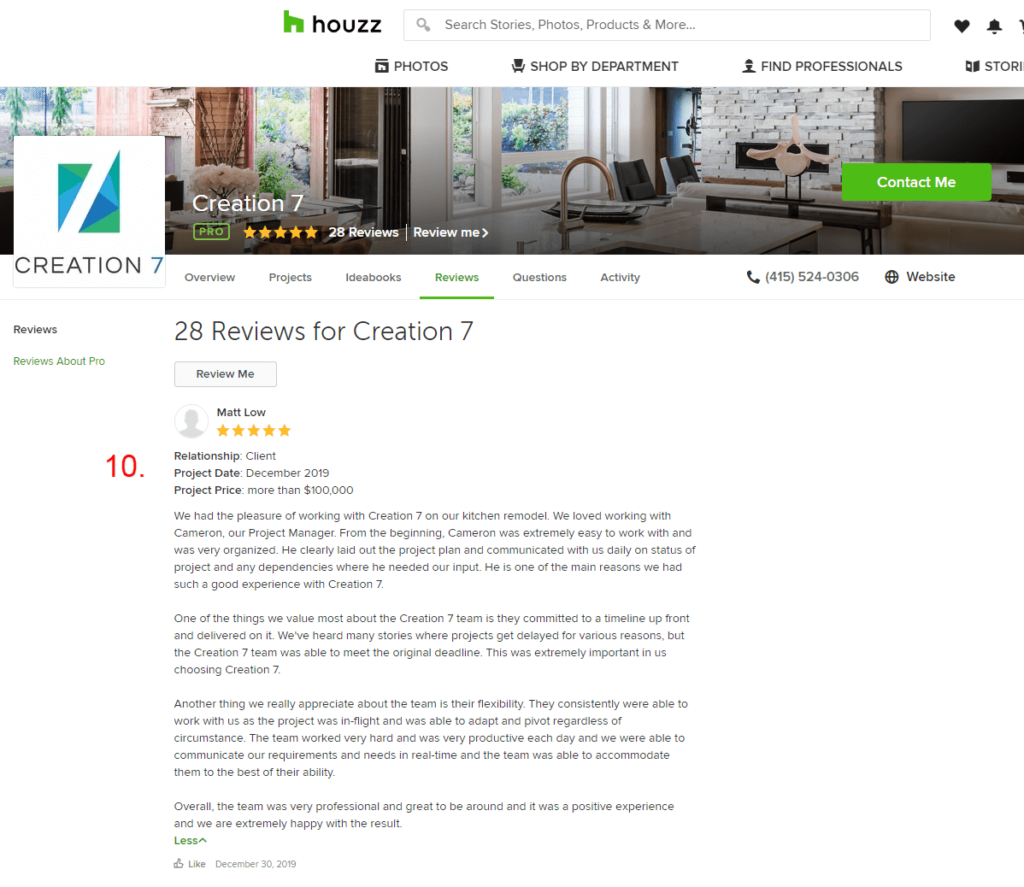 Using Houzz Reviews To Build Your Home Services Business
