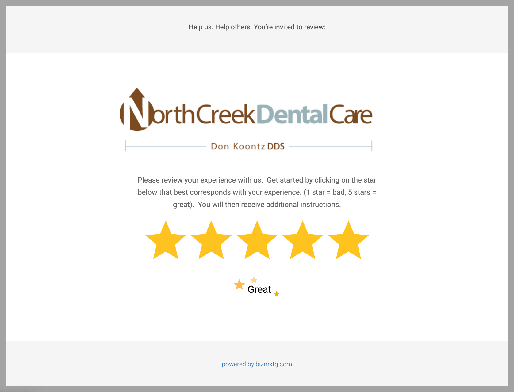 North Creek Dental Review Funnel