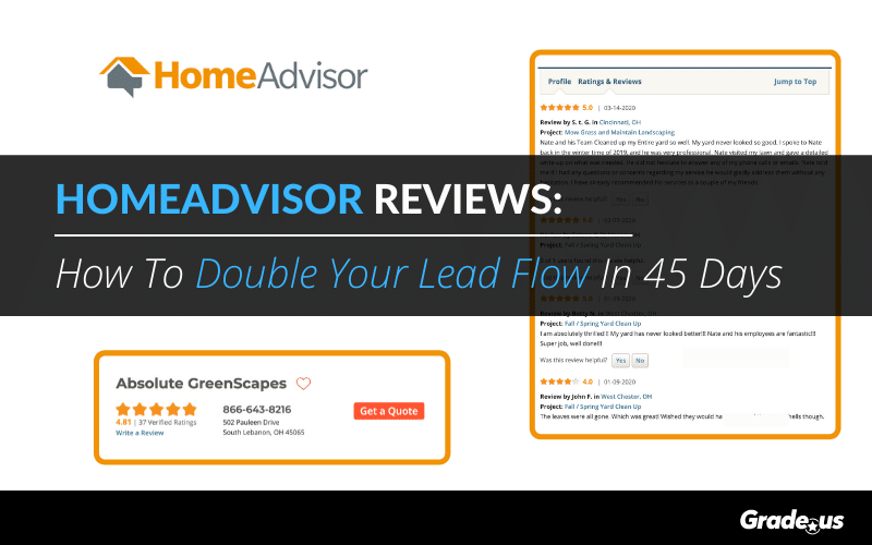 HomeAdvisor reviews double your lead flow