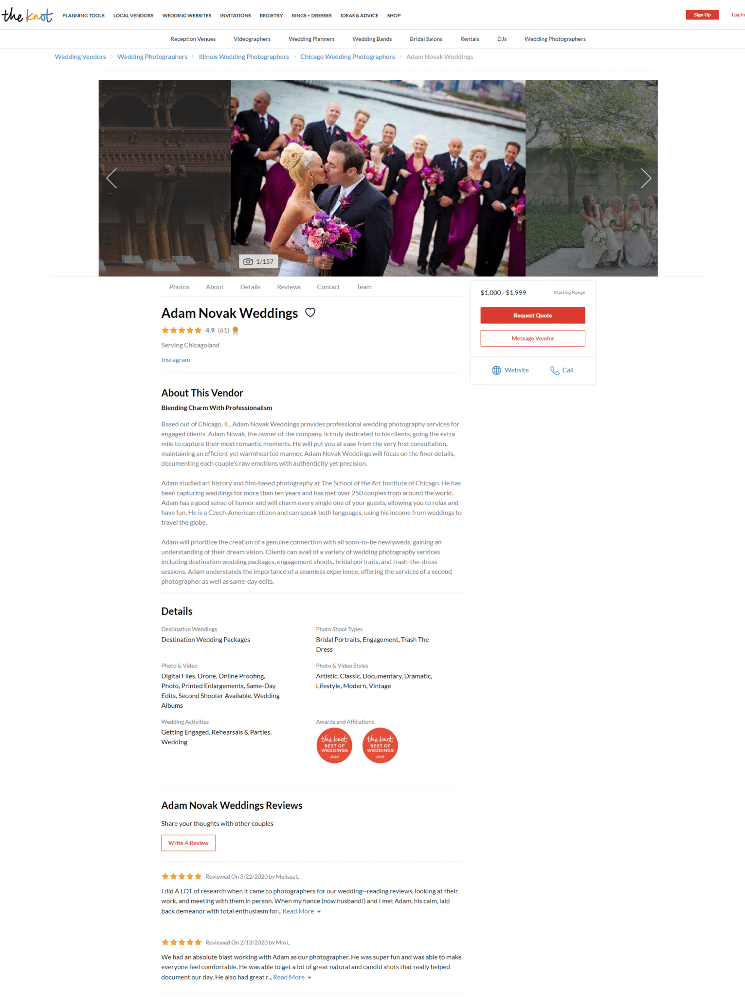 The Knot Reviews How to Grow Your Wedding Vendor Reputation