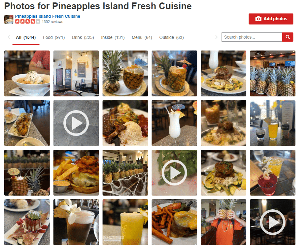 Photos for Pineapples Island Fresh Cuisine Yelp
