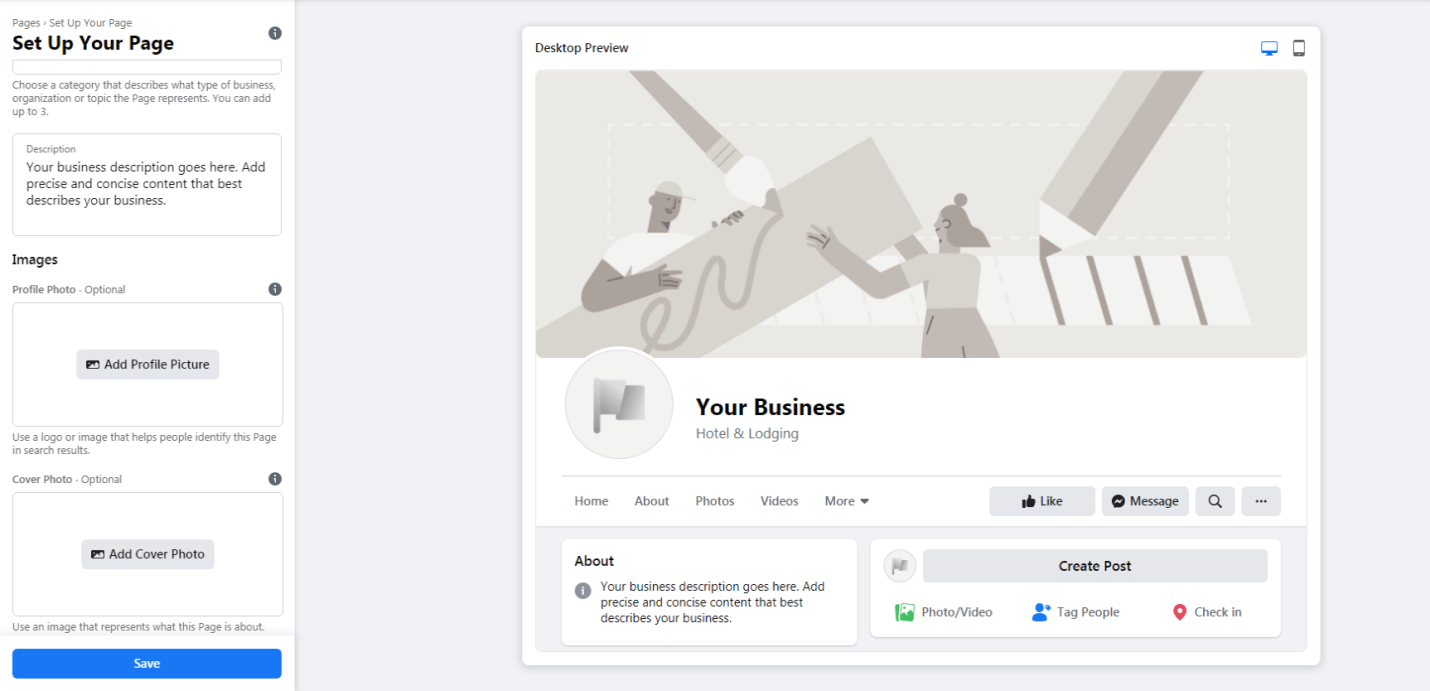 create-a facebook business page