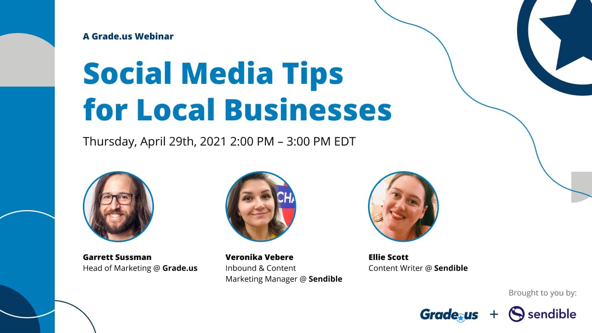 social media webinar feature image with details