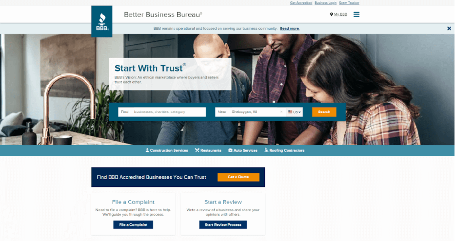 better-business-bureau-homepage