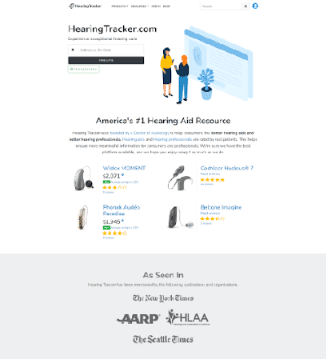 hearingtracker.com homepage